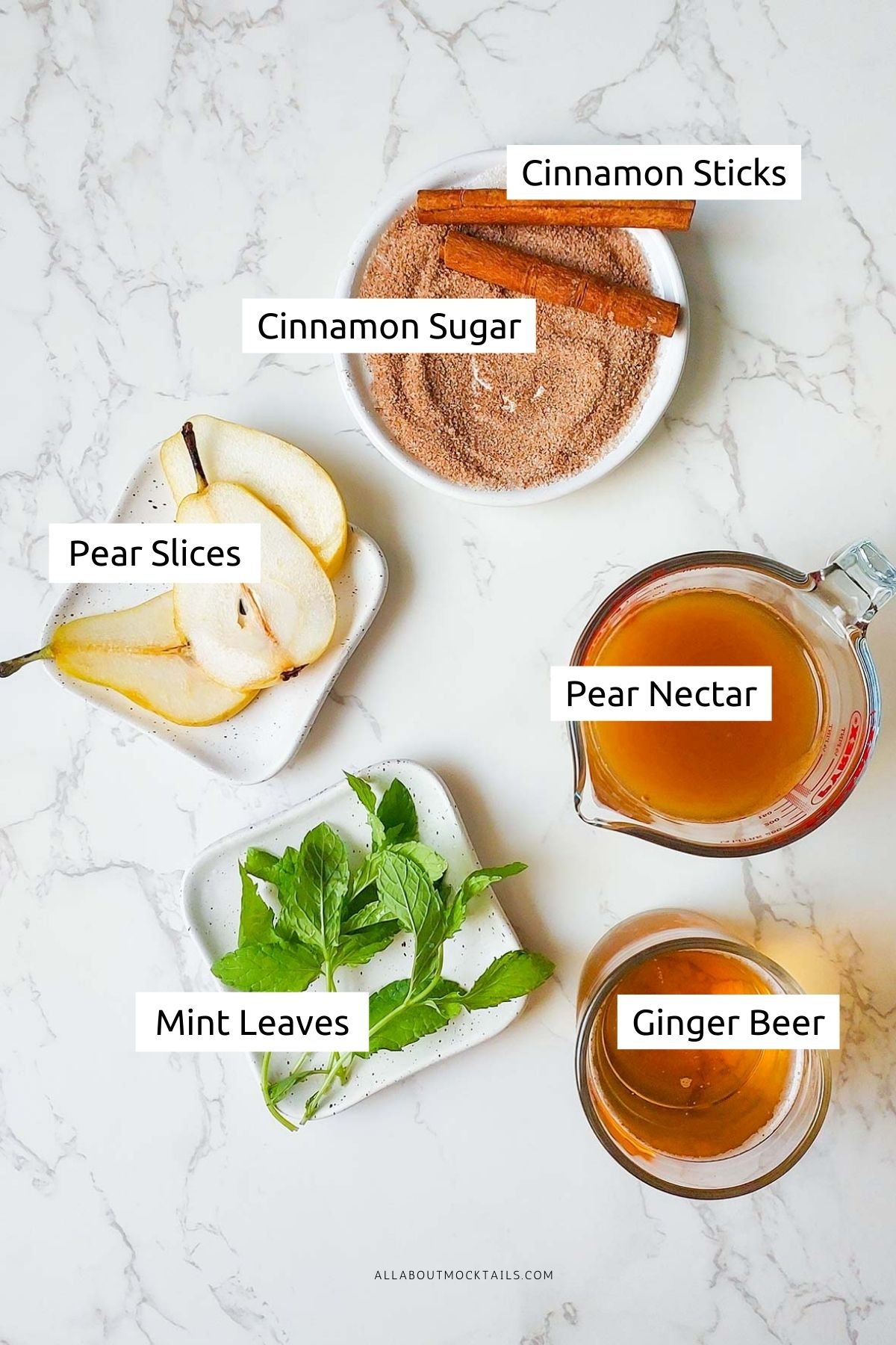 Pear Mocktail Ingredients