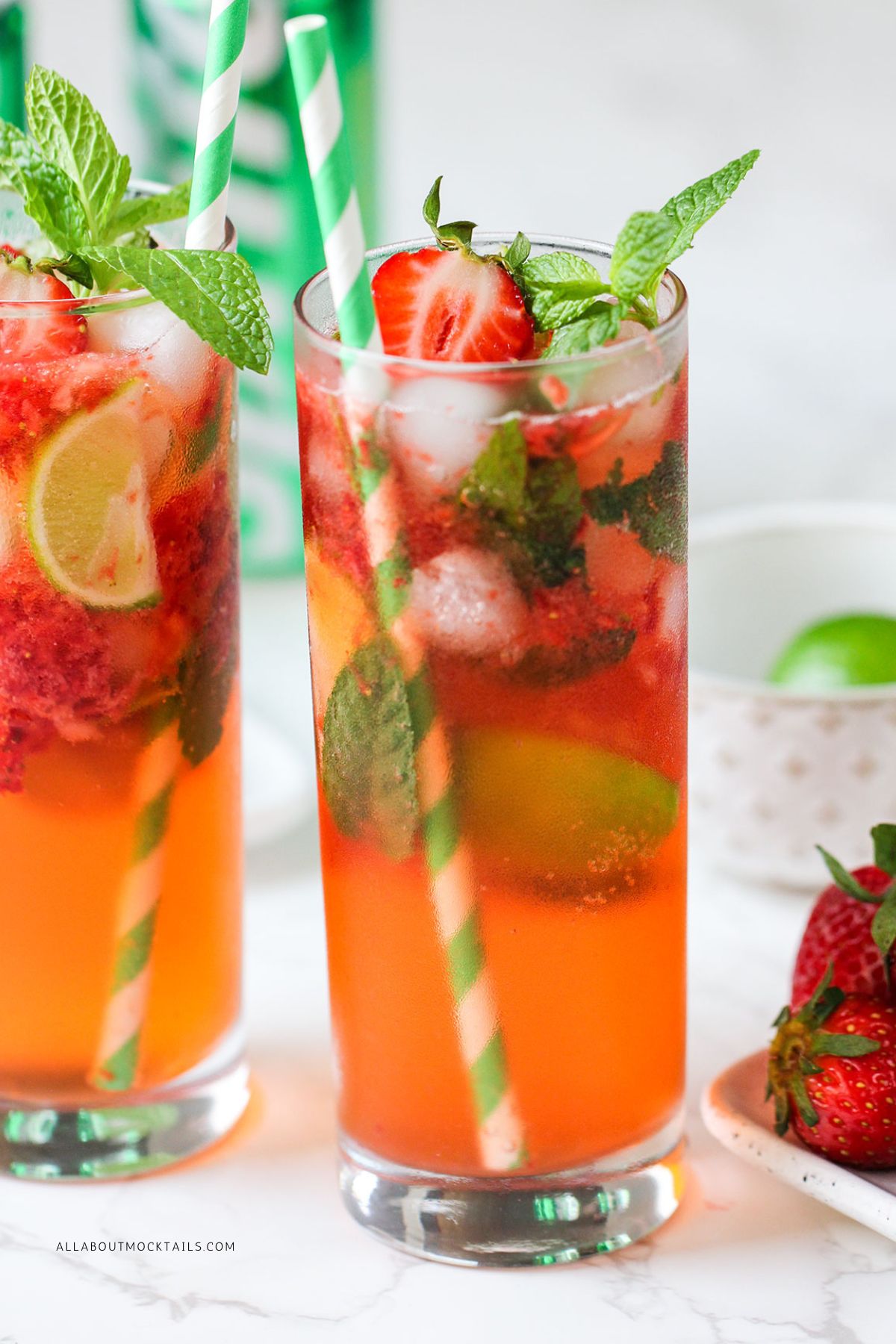 Strawberry Mojito Mocktail
